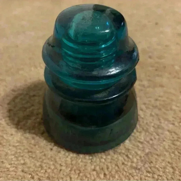 Blue And green Mix Hemingray- 42, Made In The Usa Insulator - Picture 7 of 12